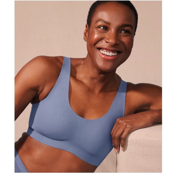 knix Other - Knix Pullover Bra in Indigo / Size Large+ / Wireless Removeable Padding NWT